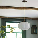 Подвесной светильник с абажуром из молочного стекла Vintage Charm варинант исполнения - 3 | Loft Concept в Брянске