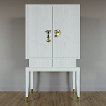 Кабинетный шкаф Elsa Dreams White с 2-мя ящиками варинант исполнения - 5 | Loft Concept в Брянске