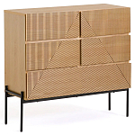 Комод с геометрическим рисунком на ящиках Anders Light Wood варинант исполнения - 1 | Loft Concept в Брянске