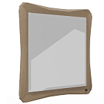 Зеркало квадратное c деревянной рамой из массива дуба Tasteful Furniture варинант исполнения - 1 | Loft Concept в Брянске
