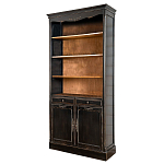 Стеллаж книжный с 4-мя полками и 2-мя ящиками с состаренным эффектом Vintage варинант исполнения - 1 | Loft Concept в Брянске