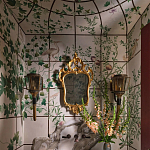 Обои ручная роспись Medici Standard colourway on white Williamsburg варинант исполнения - 1 | Loft Concept в Брянске