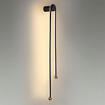 Бра черного цвета с изогнутым плафоном Luke Lampco Tracer Lamp варинант исполнения - 3 | Loft Concept в Брянске