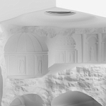 Встраиваемый в стену гипсовый светильник под покраску в античном стиле Antiquity Athena варинант исполнения - 10 | Loft Concept в Брянске