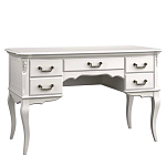 Стол рабочий белый из массива бука с 5-ю ящиками White Provence варинант исполнения - 1 | Loft Concept в Брянске