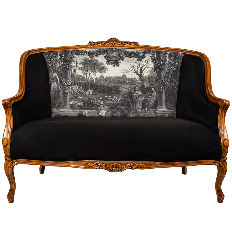 Диван Monceau Sofa Коричневый Черно-белый Диван Monceau Sofa Коричневый Черно-белый в Брянске | Loft Concept