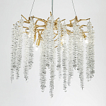 Люстра с декором в виде ветвей с хрустальными подвесками Fairytree Gold Crystal Chandelier 6 варинант исполнения - 4 | Loft Concept в Брянске