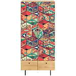 Шкаф с принтом Dominoes варинант исполнения - 2 | Loft Concept в Брянске