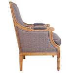 Кресло William Classical Armchair grey flax варинант исполнения - 1 | Loft Concept в Брянске