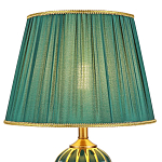 Настольная лампа с абажуром Celestina Green  Gold Lampshade Table Lamp варинант исполнения - 3 | Loft Concept в Брянске