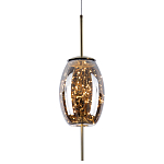 Подвесной светильник с гирляндой внутри стеклянного плафона Garland Glass Hanging Lamp варинант исполнения - 1 | Loft Concept в Брянске