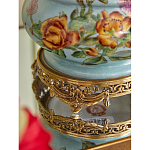 Ваза с птичкой из фарфора с бронзовыми элементами Garden of Eden варинант исполнения - 10 | Loft Concept в Брянске