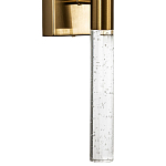 Бра со стеклянным плафоном латунь Gileberte Glass Tube Wall Lamp Brass варинант исполнения - 2 | Loft Concept в Брянске