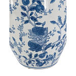 Ваза фарфоровая с узким горлышком и синими цветочными мотивами Independence варинант исполнения - 3 | Loft Concept в Брянске