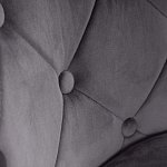 Стул в серой велюровой обивке Ward Grey Velour Chair варинант исполнения - 6 | Loft Concept в Брянске