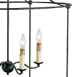 Подвесной светильник в виде черного фонаря Big Black Lantern варинант исполнения - 1 | Loft Concept в Брянске