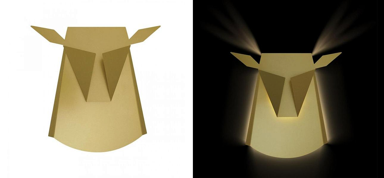 Бра Origami animals Deer Gold Бра Origami animals Deer Gold - Loft-Concept в Брянске