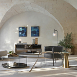 Приставной столик из латуни Grant Brass Side Table варинант исполнения - 7 | Loft Concept в Брянске