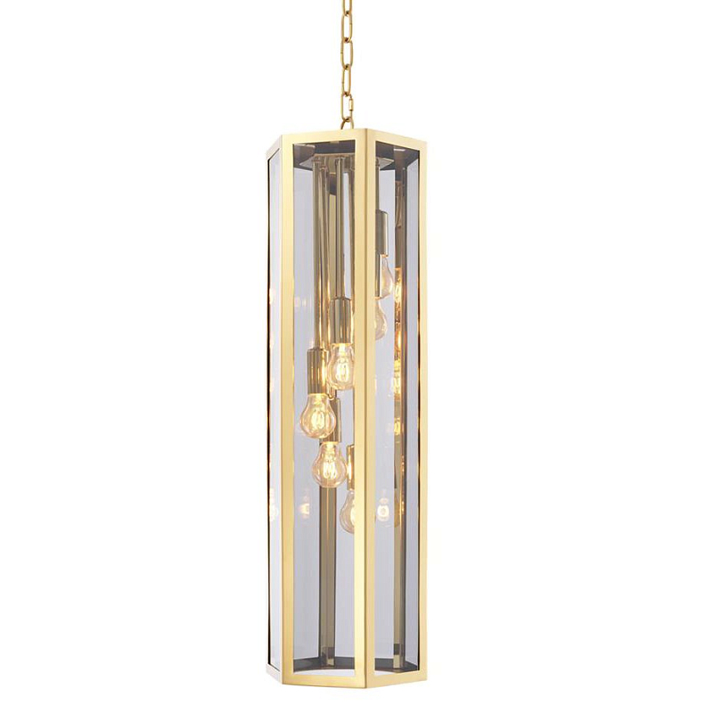 Люстра Chandelier Rondoni Золотой Дымчатый (Smoke) Люстра Chandelier Rondoni Золотой Дымчатый (Smoke) в Брянске | Loft Concept