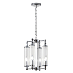 Люстра 4-мя прозрачными цилиндрическими плафонами Jeanette варинант исполнения - 3 | Loft Concept в Брянске