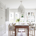 Люстра белая с несколькими ярусами деревянных палочек Bright Wooden Chandelier варинант исполнения - 7 | Loft Concept в Брянске