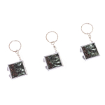 Зеркало брелок складное двухстороннее из натурального камня Серафинит Stone Mirrors варинант исполнения - 8 | Loft Concept в Брянске