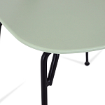 Стул на металлических ножках Travis Chair Green варинант исполнения - 5 | Loft Concept в Брянске