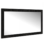 Зеркало настенное прямоугольное цвета угольный камень Stone Effect варинант исполнения - 1 | Loft Concept в Брянске