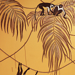 Обои с вышивкой ручной работы Étienne Original colourway on wool sateen варинант исполнения - 1 | Loft Concept в Брянске