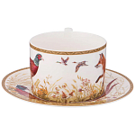 Чайная пара из фарфора 300 мл Hunting Porcelain Collection варинант исполнения - 2 | Loft Concept в Брянске