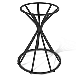 Стол обеденный с круглой керамической столешницей песчаного цвета Sand Ceramics варинант исполнения - 5 | Loft Concept в Брянске