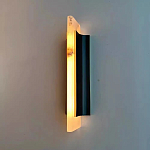 Бра вертикальное с мраморными рассеивателями на черном корпусе Gutter варинант исполнения - 2 | Loft Concept в Брянске