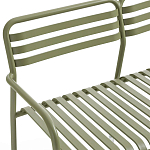 Скамья из алюминия Mack Metal Bench Green варинант исполнения - 4 | Loft Concept в Брянске