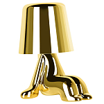 Настольная лампа фигурная цвета золото с гладким абажуром Высота 16 см Sophia варинант исполнения - 2 | Loft Concept в Брянске