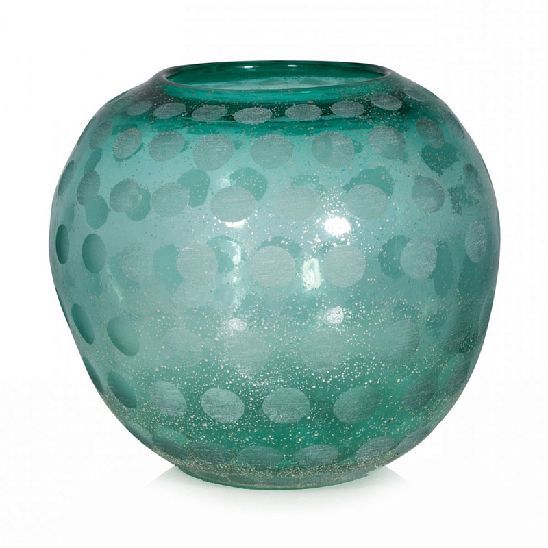 Ваза Turquoise Pear Ball Бирюзовый Ваза Turquoise Pear Ball Бирюзовый в Брянске | Loft Concept
