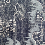 Мебельная ткань Вышивка серый цвет 130 см T2-39 варинант исполнения - 2 | Loft Concept в Брянске