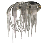 Бра с металиическими цепочками и дугообразными элементами Atlantis Chain варинант исполнения - 3 | Loft Concept в Брянске