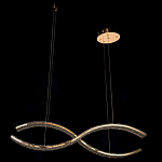 Люстра волнистой формы с фактурным хрустальным плафоном Light Delight варинант исполнения - 4 | Loft Concept в Брянске