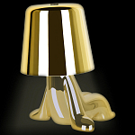 Настольная лампа фигурная цвета золото с гладким абажуром Высота 16 см Sophia варинант исполнения - 7 | Loft Concept в Брянске