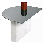 Дизайнерский журнальный стол с рельефным основанием Dutynor варинант исполнения - 2 | Loft Concept в Брянске