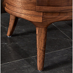 Прикроватный столик из дерева с 2-мя ящиками Moon Walnut Furniture варинант исполнения - 7 | Loft Concept в Брянске