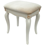 Пуф из массива дерева с велюровой обивкой Pascal French Seating варинант исполнения - 1 | Loft Concept в Брянске