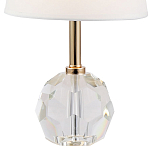 Настольная лампа с хрустальным основанием Manlio Round Crystal Lampshade Table Lamp варинант исполнения - 2 | Loft Concept в Брянске