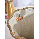 Ваза голубого цвета из фарфора с цветочным рисунком и бронзовой стрекозой Blue Garden варинант исполнения - 6 | Loft Concept в Брянске