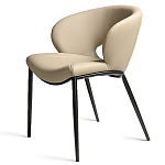 Стул обеденный кремовый из экокожи Futuristic Chair варинант исполнения - 1 | Loft Concept в Брянске