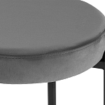 Табурет с мягким круглым сиденьем RIO Grey варинант исполнения - 3 | Loft Concept в Брянске