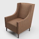 Мебельная ткань Шенилл терракотовый цвет 142 см T4-58 варинант исполнения - 5 | Loft Concept в Брянске