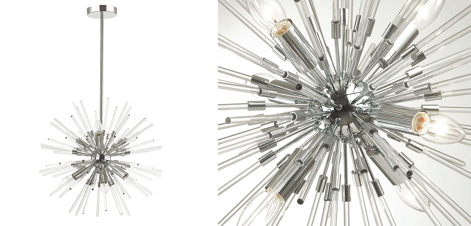 Люстра Welund Sputnik Chandelier chromium Люстра Welund Sputnik Chandelier chromium - Loft-Concept в Брянске