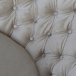 Кресло вращающееся велюровое кремовое Rotation варинант исполнения - 2 | Loft Concept в Брянске