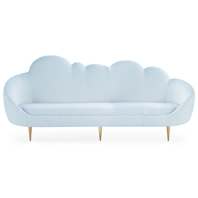 Уникальный диван для детской Soft Cloud трехместный Голубой Белый Розовый Золотой Уникальный диван для детской Soft Cloud трехместный Голубой Белый Розовый Золотой в Брянске | Loft Concept